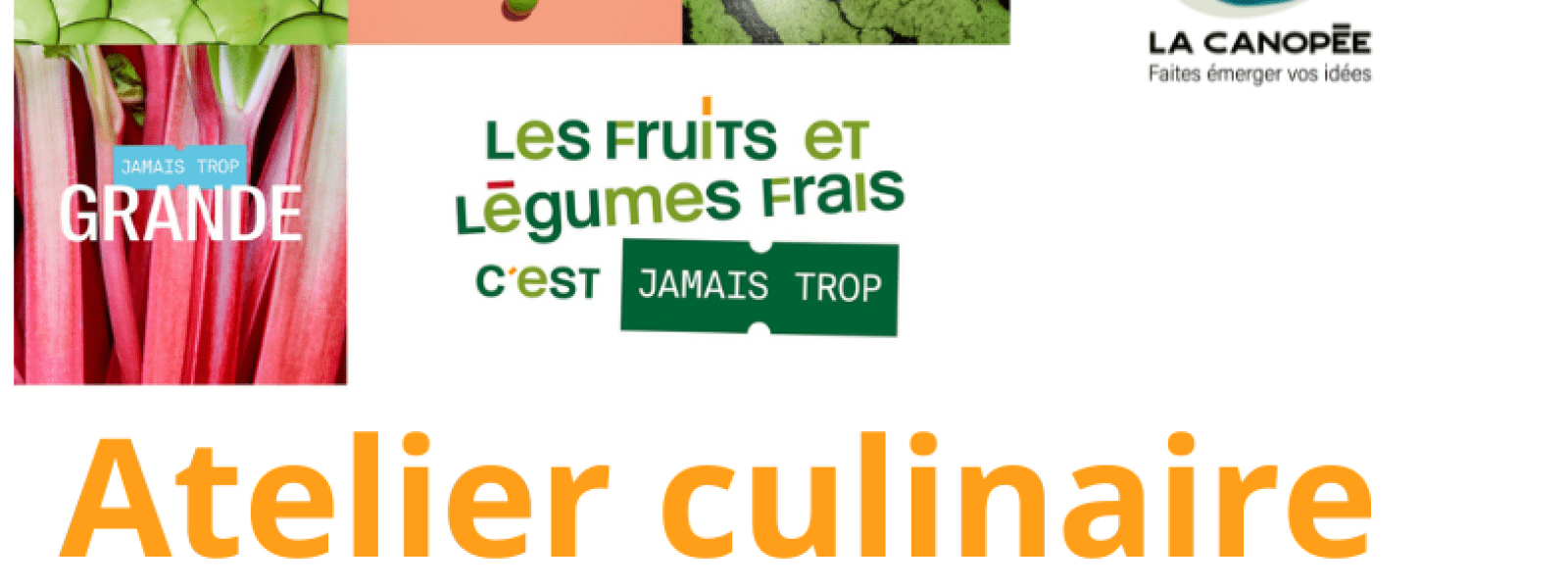 Atelier culinaire avec les fruits et les légumes de saison